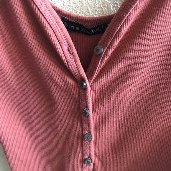 SOLD Abercrombie and Fitch henley tank bodysuit - Picture 3 of 5